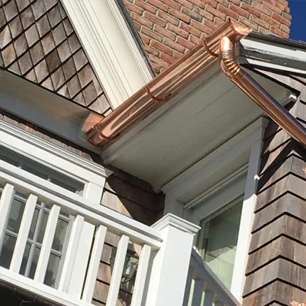 copper gutter installation East Meadow ny